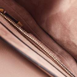 Dior Pink Leather Saddle Bag