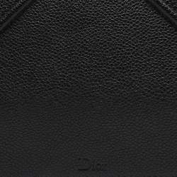 Pre Owned Dior Black Leather Medium Diorama Flap Shoulder Bag