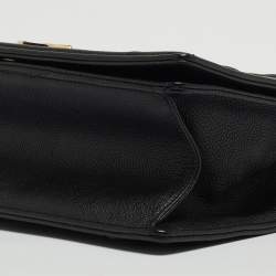 Pre Owned Dior Black Leather Medium Diorama Flap Shoulder Bag