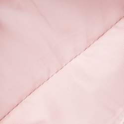 Pre Owned Dior Pink Leather Diorissimo Alstroemeria Flower Chain Clutch