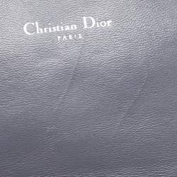 Pre Owned Dior Blue Cannage Quilted Leather Miss Dior Promenade Chain Clutch