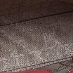 Pre Owned Dior Pink Cannage Leather Mini Lady Dior Tote