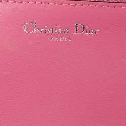 Pre Owned Dior Tri Color Leather Medium Diorissimo Shopper Tote