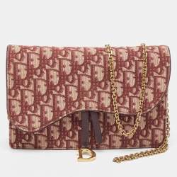 Dior Lady Dior Rendez-Vous Handbag/Clutch in Red Leather Cannage