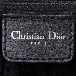 Pre Owned Dior White/Black Coated Canvas Hardcore Shoulder Bag