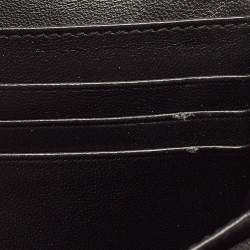 Dior Black Cannage Leather Lady Dior Wallet on Chain