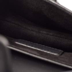 Dior Black Leather Mini Saddle Bag