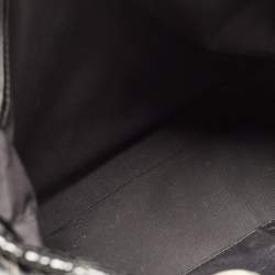 Pre Owned Dior Black Cannage Patent Leather Large Soft Lady Dior Shopper Tote