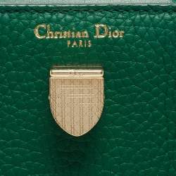 Dior Green Leather Mini Diorever Top Handle Bag