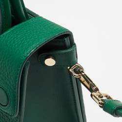 Dior Green Leather Mini Diorever Top Handle Bag