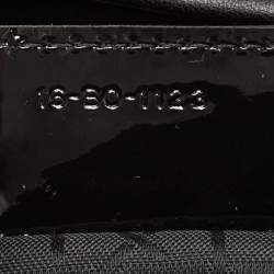 Pre Owned Dior Black Cannage Patent Leather Large Lady Dior Tote
