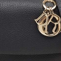 Pre Owned Dior Black Leather Mini Be Dior Top Handle Bag