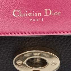 Pre Owned Dior Black Leather Mini Be Dior Top Handle Bag