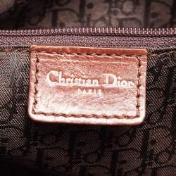Pre Owned Dior Brown Leather Romantique Satchel