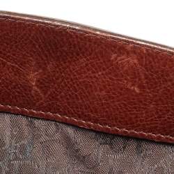 Pre Owned Dior Brown Leather Romantique Satchel