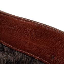 Pre Owned Dior Brown Leather Romantique Satchel