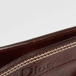 Pre Owned Dior Brown Leather Romantique Satchel