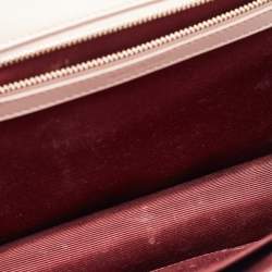 Dior Beige Patent Leather Medium Diorama Shoulder Bag