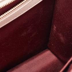 Dior Beige Patent Leather Medium Diorama Shoulder Bag