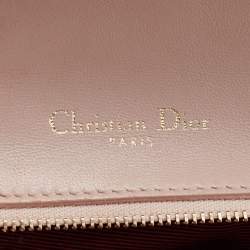 Dior Beige Patent Leather Medium Diorama Shoulder Bag