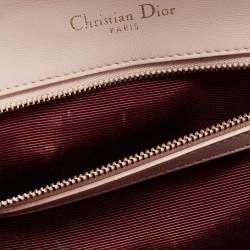Dior Beige Patent Leather Medium Diorama Shoulder Bag