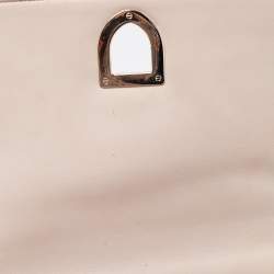 Dior Beige Patent Leather Medium Diorama Shoulder Bag