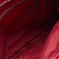 Pre Owned Dior Red Cannage Patent Leather Panarea Clutch