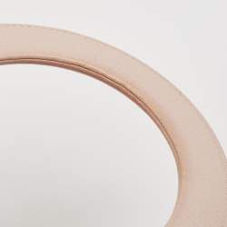 Pre Owned Dior Pink Floral Print Leather Medium Diorissimo Shopper Tote