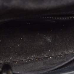 Pre Owned Dior Matte Black Cannage Leather Small Lady Dior My ABCDior Tote