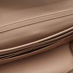 مملوكة مسبقًا حقيبة كلاتش ديور سلسلة نيو لوك جلد لامعة كاناج سوداء