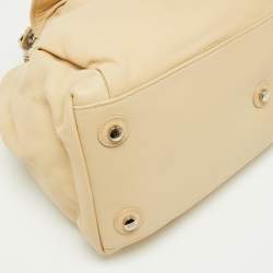Pre Owned Dior Beige Leather Le Trente Hobo