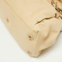 Pre Owned Dior Beige Leather Le Trente Hobo