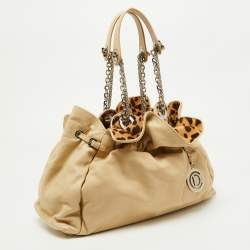 Pre Owned Dior Beige Leather Le Trente Hobo