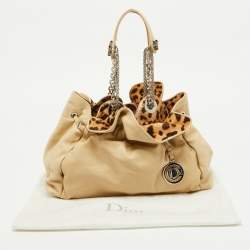 Pre Owned Dior Beige Leather Le Trente Hobo