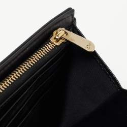 Dior Black Leather Diorama Wallet