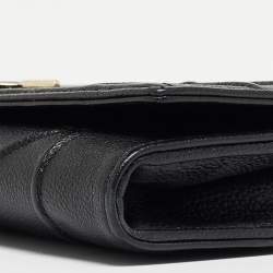 Dior Black Leather Diorama Wallet