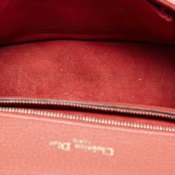 Dior Red Leather Small Diorama Shoulder Bag