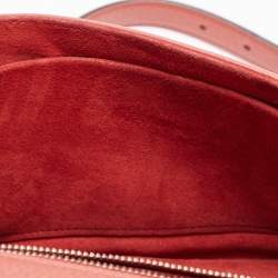 Dior Red Leather Small Diorama Shoulder Bag