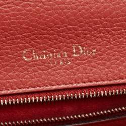 Dior Red Leather Small Diorama Shoulder Bag