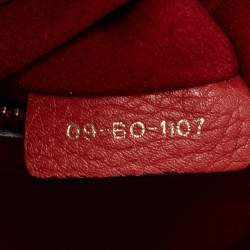 Dior Red Leather Small Diorama Shoulder Bag