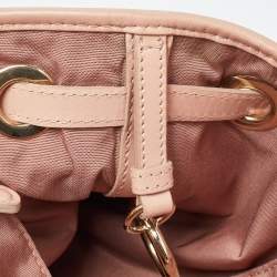 Dior Pink Cannage Coated Canvas and Leather Medium Panarea Shopper Tote
