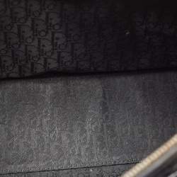 Pre Owned Dior Black Cannage Patent Leather Large Lady Dior Tote