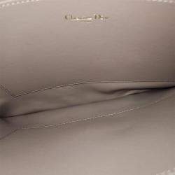 Christian Dior Mauve Leather Cannage Caro Daily Clutch