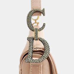 Pre Owned Christian Dior Satin Mini Saddle Bag
