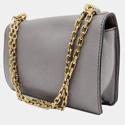 Christian Dior Grey Calfskin Medium J'adior Flap Bag 