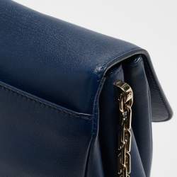 Pre Owned حقيبة كتف ديور ديورلينغ جلد كاناج سوداء كبيرة