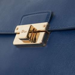 Pre Owned حقيبة كتف ديور ديورلينغ جلد كاناج سوداء كبيرة