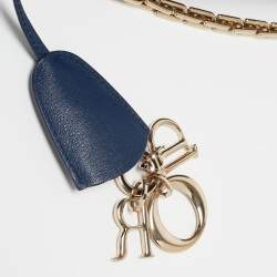 Pre Owned حقيبة كتف ديور ديورلينغ جلد كاناج سوداء كبيرة