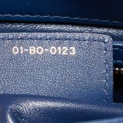 Pre Owned حقيبة كتف ديور ديورلينغ جلد كاناج سوداء كبيرة