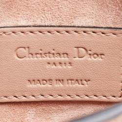 Pre Owned Dior Blush Ultra Matte Leather Saddle Convertible Belt Bag